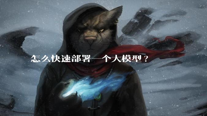 怎么快速部署一个大模型?